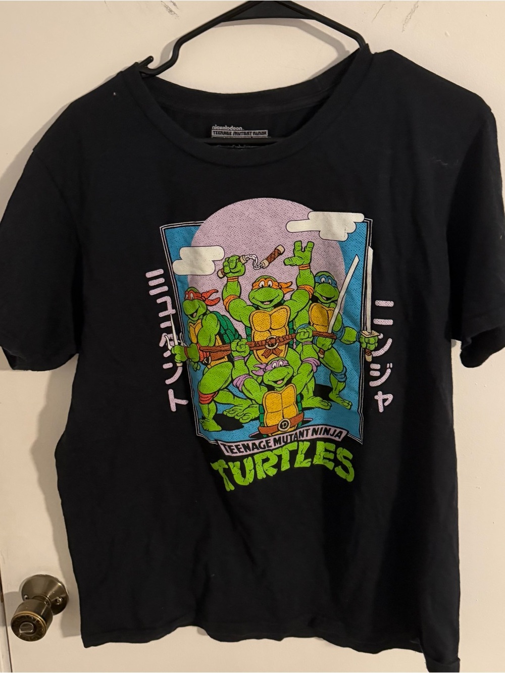 Nickelodeon Black Teenage Mutant Ninja Turtles Graphic Tee